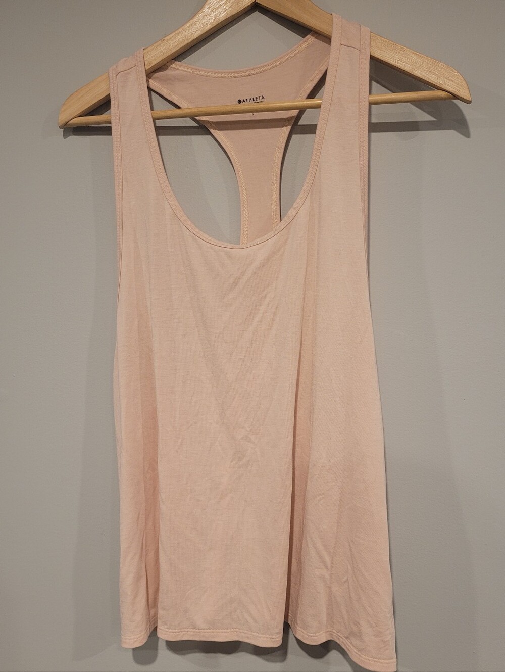 Athleta "With Ease" Racerback Workout Tank - Blush Pink Small